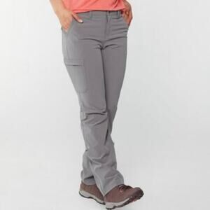 REI Co-op Sz 16 Kornati Roll Up Hiking Cargo Pants Gray Adjustable Length